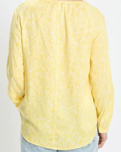 Chemise imprimé floral jaune-Marc O'Polo Best