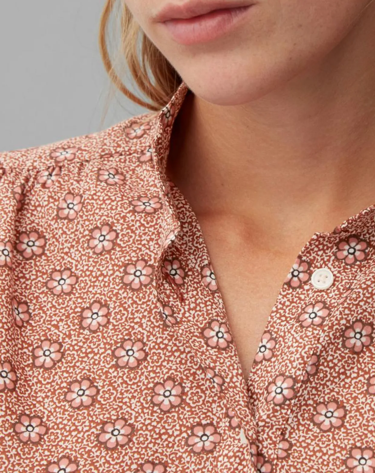 Femme Marc O'Polo Chemises^Chemise imprimée all-over rouge