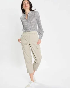 Femme Marc O'Polo Chemises^Chemise imprimée blanc/bleu
