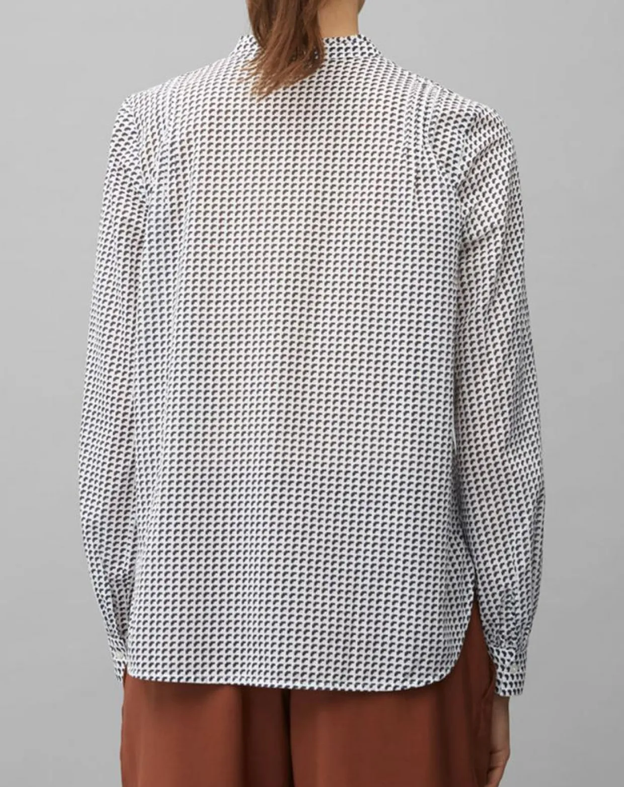 Femme Marc O'Polo Chemises^Chemise imprimée blanc/bleu