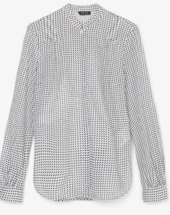 Femme Marc O'Polo Chemises^Chemise imprimée blanc/bleu