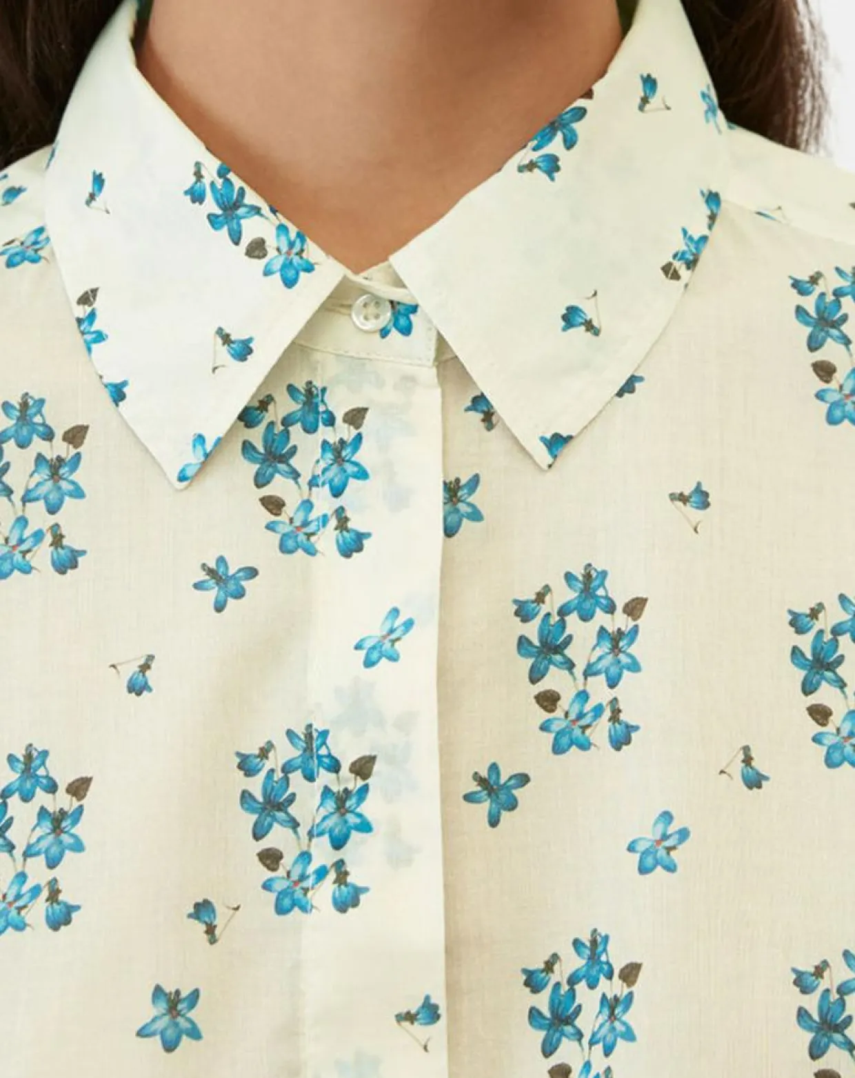 Femme Marc O'Polo Chemises^Chemise imprimée blanc/bleu