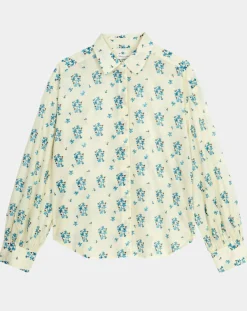 Femme Marc O'Polo Chemises^Chemise imprimée blanc/bleu