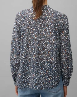 Chemise imprimée floral bleue-Marc O'Polo Best