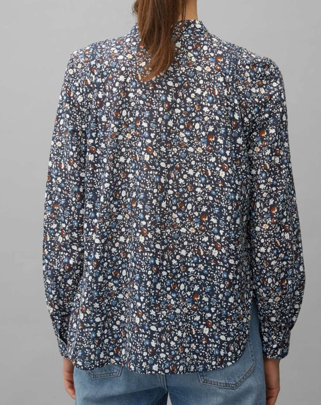 Chemise imprimée floral bleue-Marc O'Polo Best