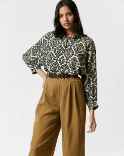 Chemise Inaya beige-The Korner Online