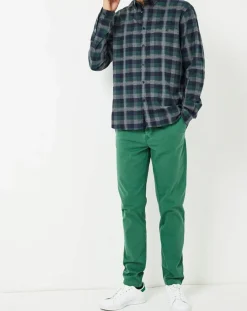 Chemise Indecis à carreaux vert/bleu marine/gris-Cuisse de Grenouille Sale