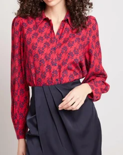 Femme An'ge Chemises^Chemise Karamel rouge