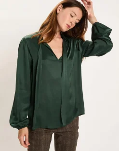 Femme Lauren Vidal Chemises^Chemise Kyllie verte