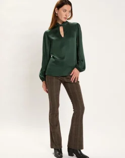 Femme Lauren Vidal Chemises^Chemise Kyllie verte