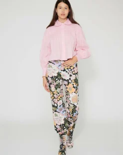 Chemise large Bridgerton rose poudre-Manoush New