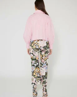 Chemise large Bridgerton rose poudre-Manoush New