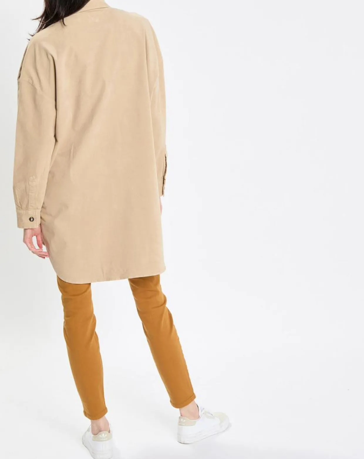 Femme Marc O'Polo Chemises^Chemise longue Overshirt Loose beige