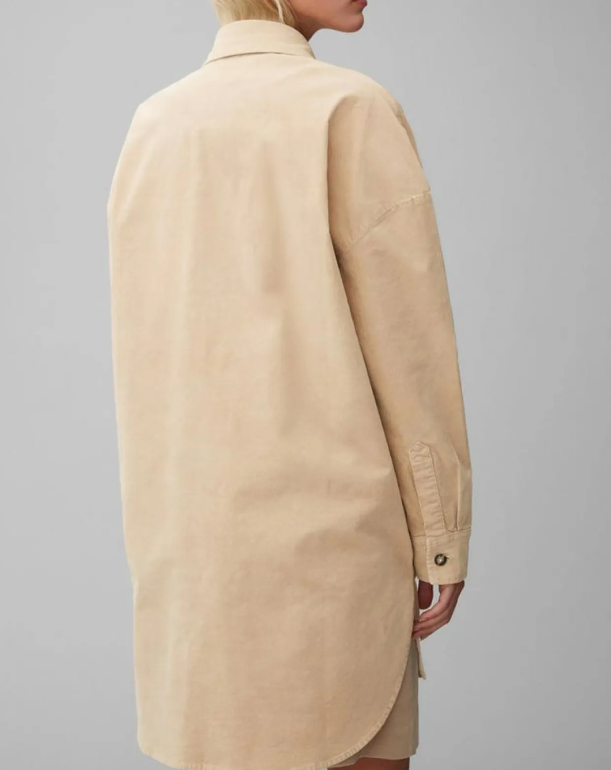 Femme Marc O'Polo Chemises^Chemise longue Overshirt Loose beige