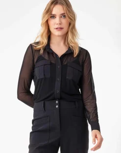Chemise Mahaut noire-Indies New