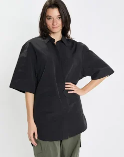 Chemise manches larges poches noire-Marc O'Polo Best