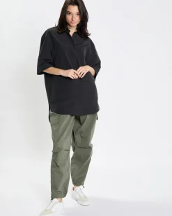 Chemise manches larges poches noire-Marc O'Polo Best