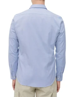 Homme Marc O'Polo Chemises^Chemise manches longues Oxford Cot Slim Fit bleu ciel