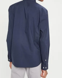 Homme Marc O'Polo Chemises^Chemise manches longues Poplin Sf Poche bleu marine