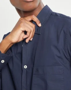 Homme Marc O'Polo Chemises^Chemise manches longues Poplin Sf Poche bleu marine