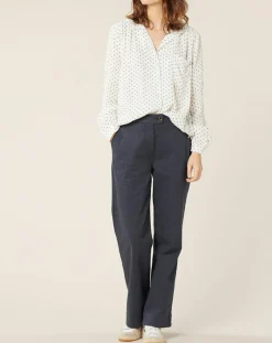 Chemise Massonne à pois écrue-Harris Wilson New