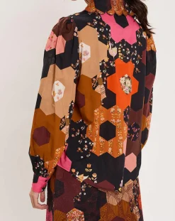 Femme Manoush Chemises^Chemise Médiéval Patchwork imprimée multicolore