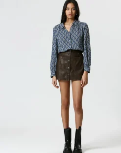 Chemise Mia bleue-The Korner Discount