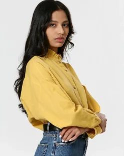 Chemise Olivia jaune-The Korner Best