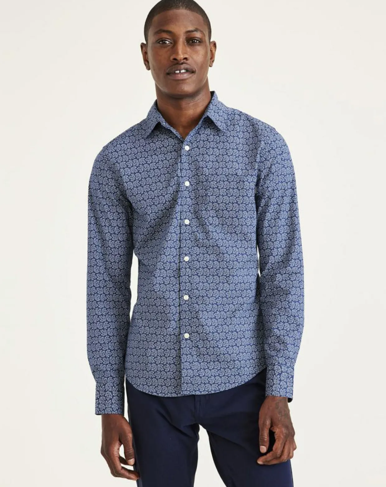 Chemise Original Slim bleu foncé-Dockers Best