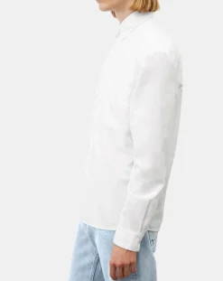 Chemise oxford Regular Fit 100% Coton Bio blanche-Marc O'Polo Clearance