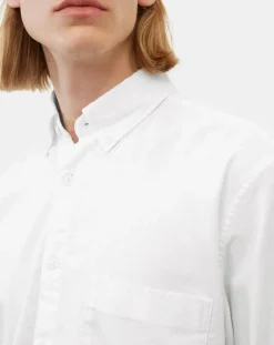 Chemise oxford Regular Fit 100% Coton Bio blanche-Marc O'Polo Clearance