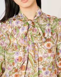 Chemise Paisley imprimée rose/multicolore-Manoush Sale