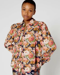 Femme Manoush Chemises^Chemise Patchwork encre