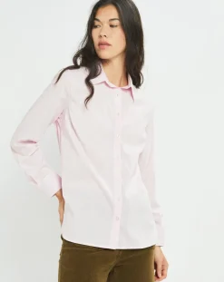 Chemise Plume rose pâle-Lauren Vidal New