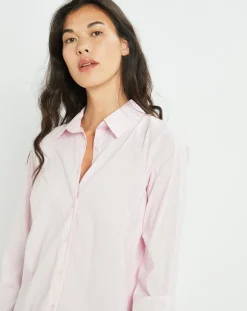 Chemise Plume rose pâle-Lauren Vidal New