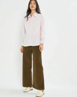 Chemise Plume rose pâle-Lauren Vidal New