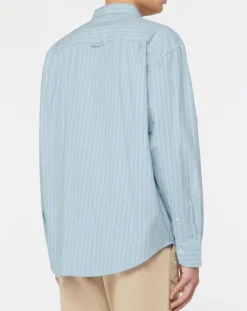 Chemise rayée Laps bleu ciel-Gant Hot