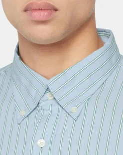 Chemise rayée Laps bleu ciel-Gant Hot