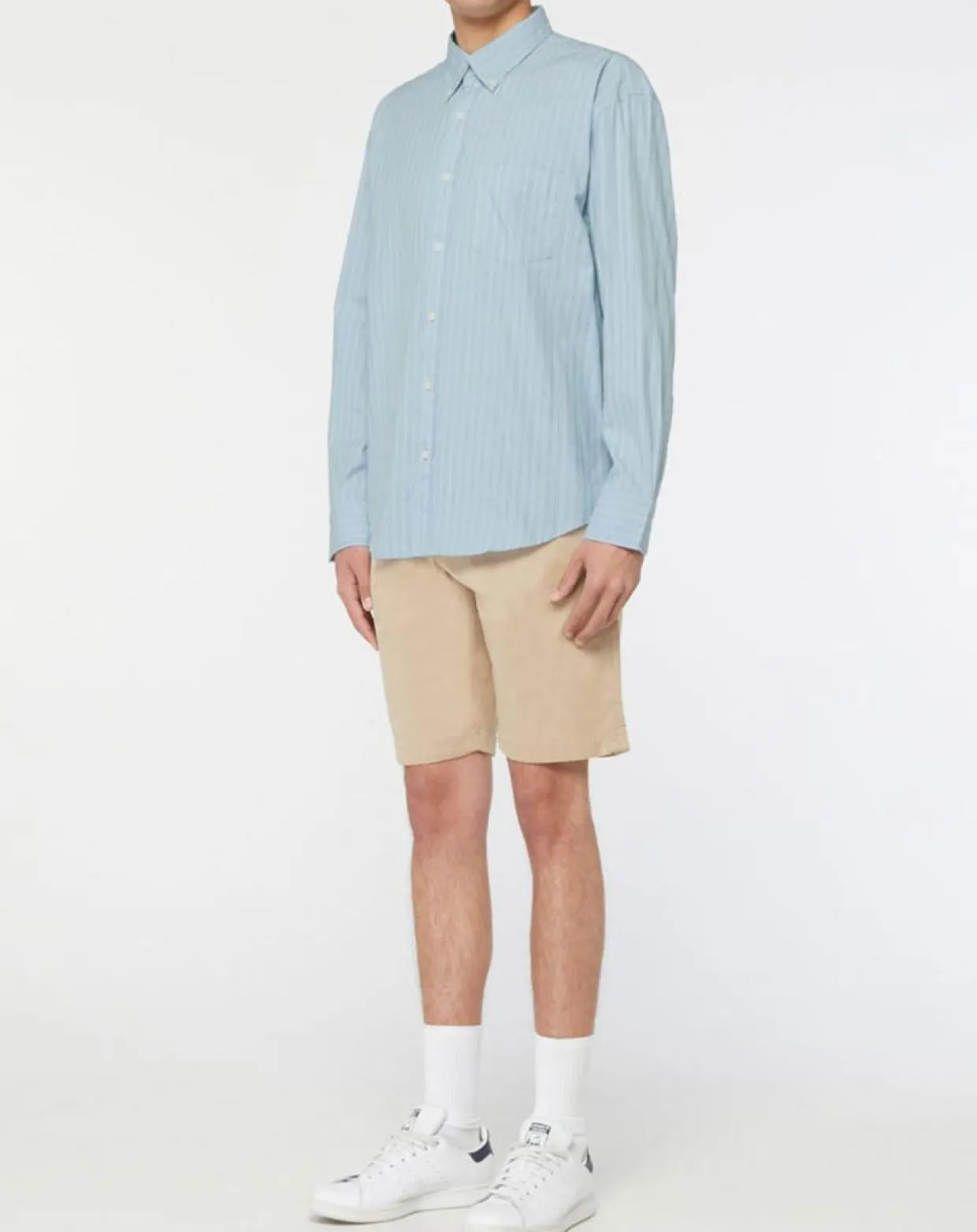 Chemise rayée Laps bleu ciel-Gant Hot
