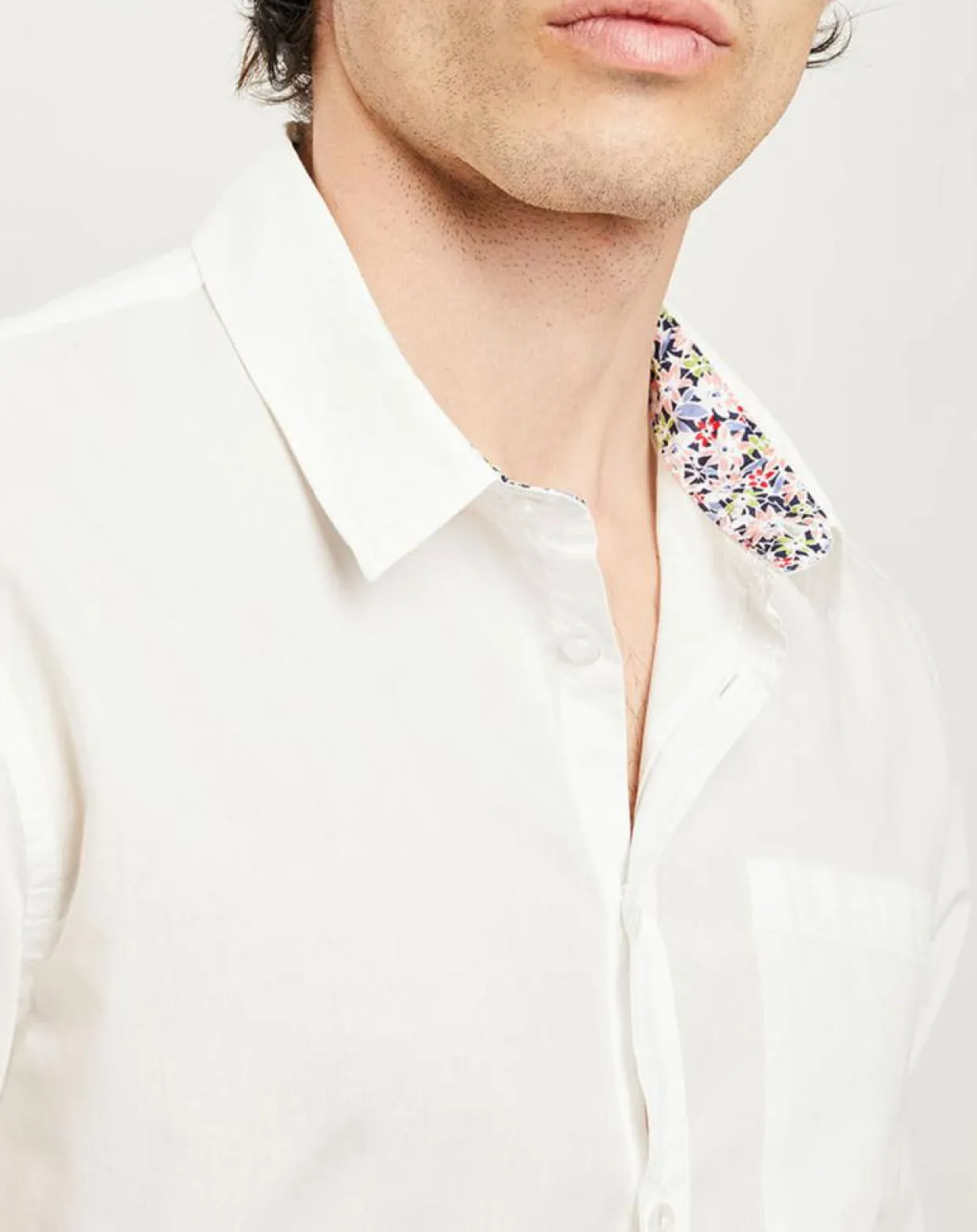 Chemise regular Earl blanche-Harris Wilson New