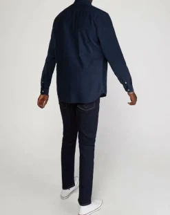 Homme Marc O'Polo Chemises^Chemise regular en Velours milleraies bleu marine