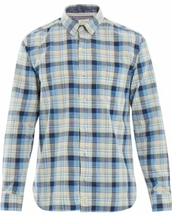 Homme Arrow Chemises^Chemise Regular Fit à carreaux beige/bleu