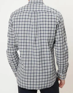 Chemise regular fit à carreaux blanc/bleu-Marc O'Polo Sale