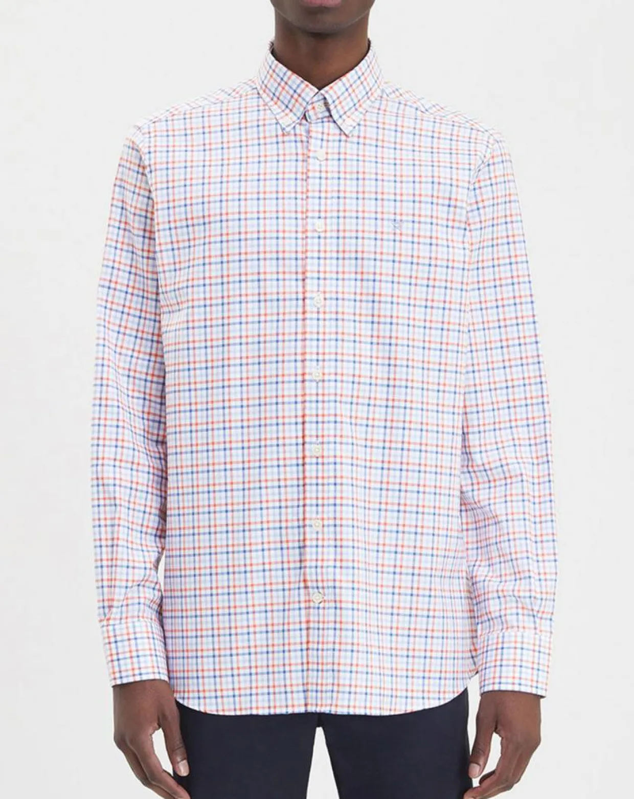 Chemise Regular Fit à carreaux corail-Hackett London New