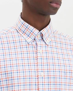 Chemise Regular Fit à carreaux corail-Hackett London New