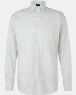 Homme Hackett London Chemises^Chemise Regular Fit à carreaux beige/blanc