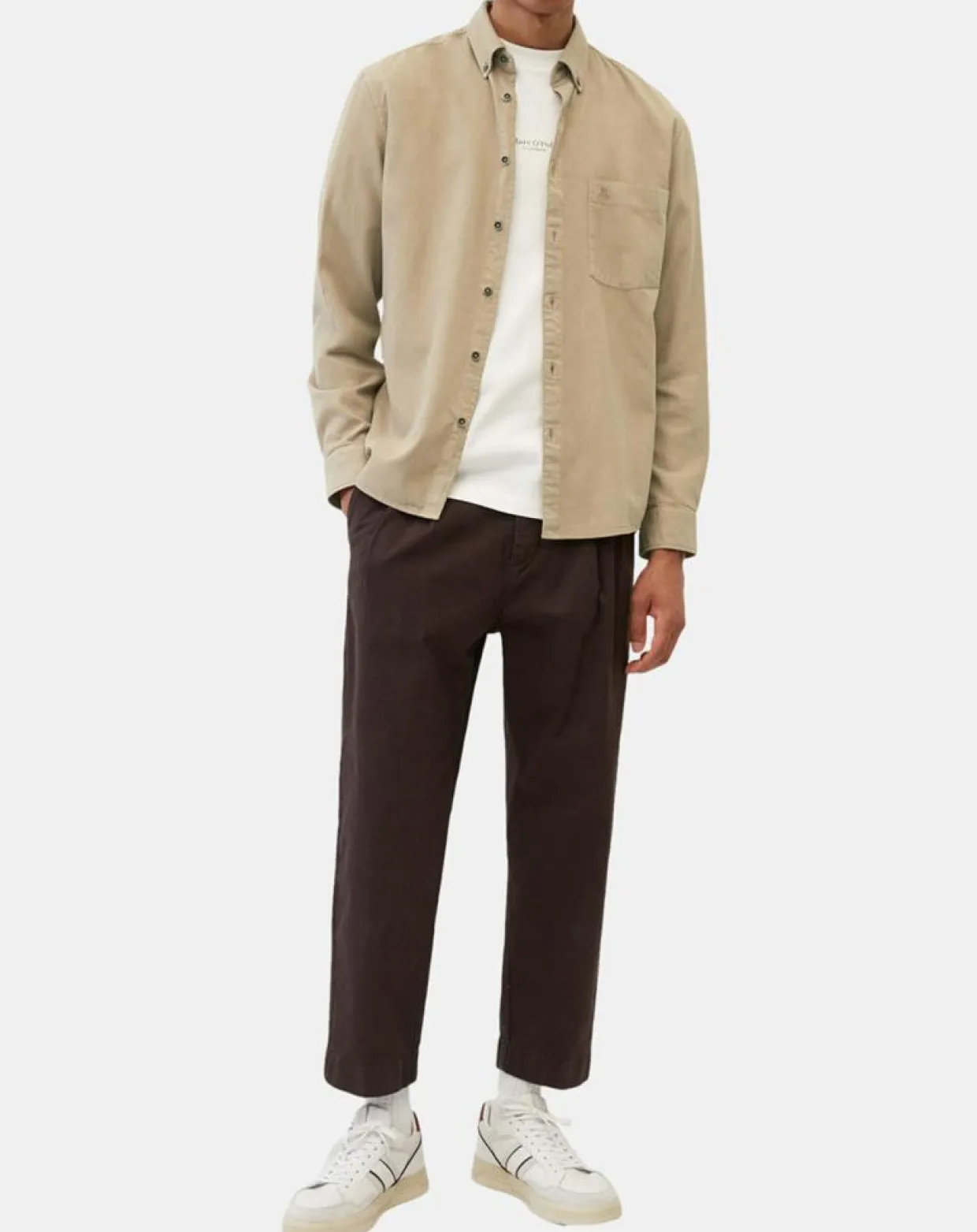 Homme Marc O'Polo Chemises^Chemise Regular Fit beige
