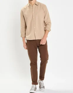 Chemise Regular Fit chinée beige-Marc O'Polo Outlet