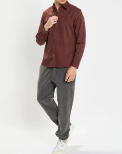 Homme Marc O'Polo Chemises^Chemise Regular Fit chinée bordeaux