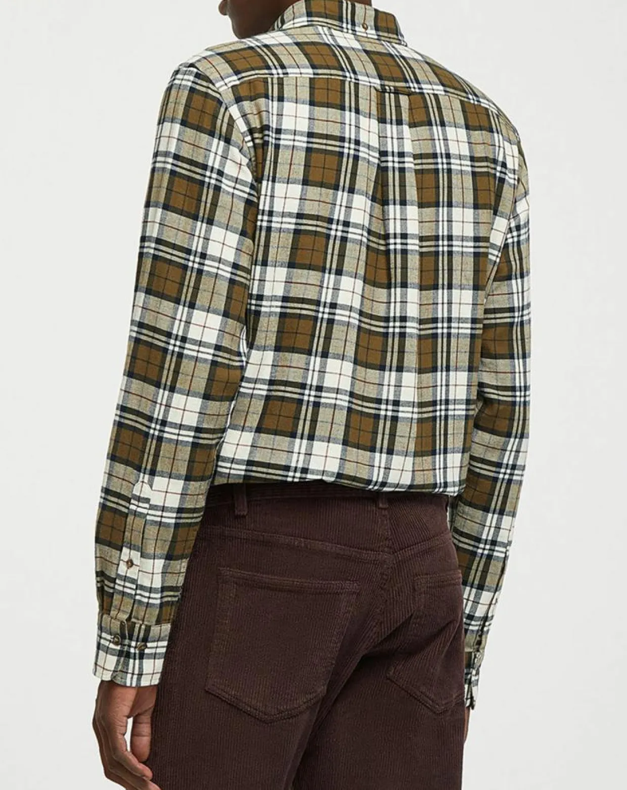 Homme Gant Chemises^Chemise Regular Fit en Flanelle Bucheron kaki